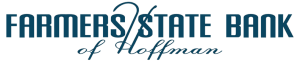 farmers state bank of hoffman navy logo